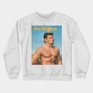 THE YOUNG PHYSIQUE - Vintage Physique Muscle Male Model Magazine Cover Crewneck Sweatshirt